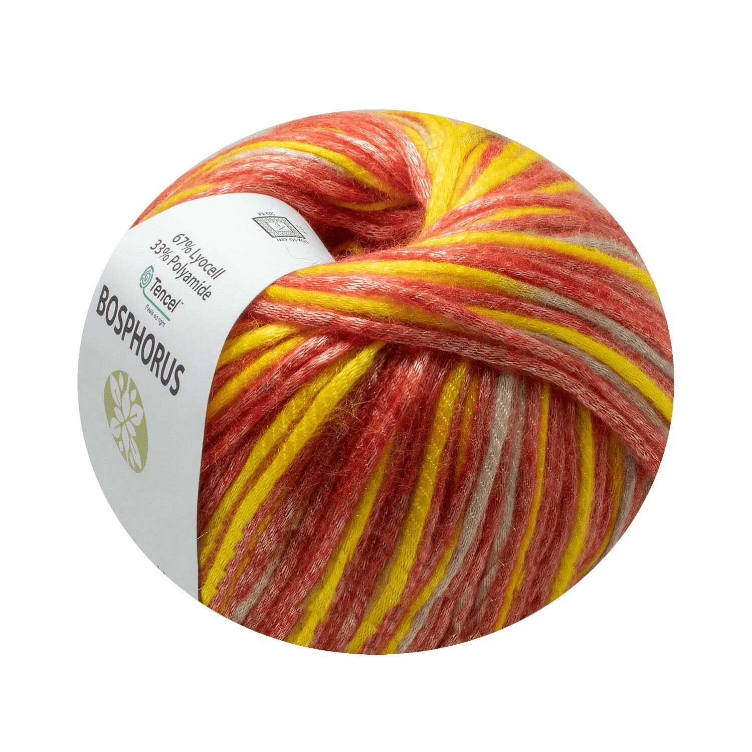 BOSPHORUS MULTI DOĞAL İPEKSİ DOKULU TENCEL® İPLİK - OKALİPTÜS AĞACI ELYAFI 216-TURUNCU KOYU