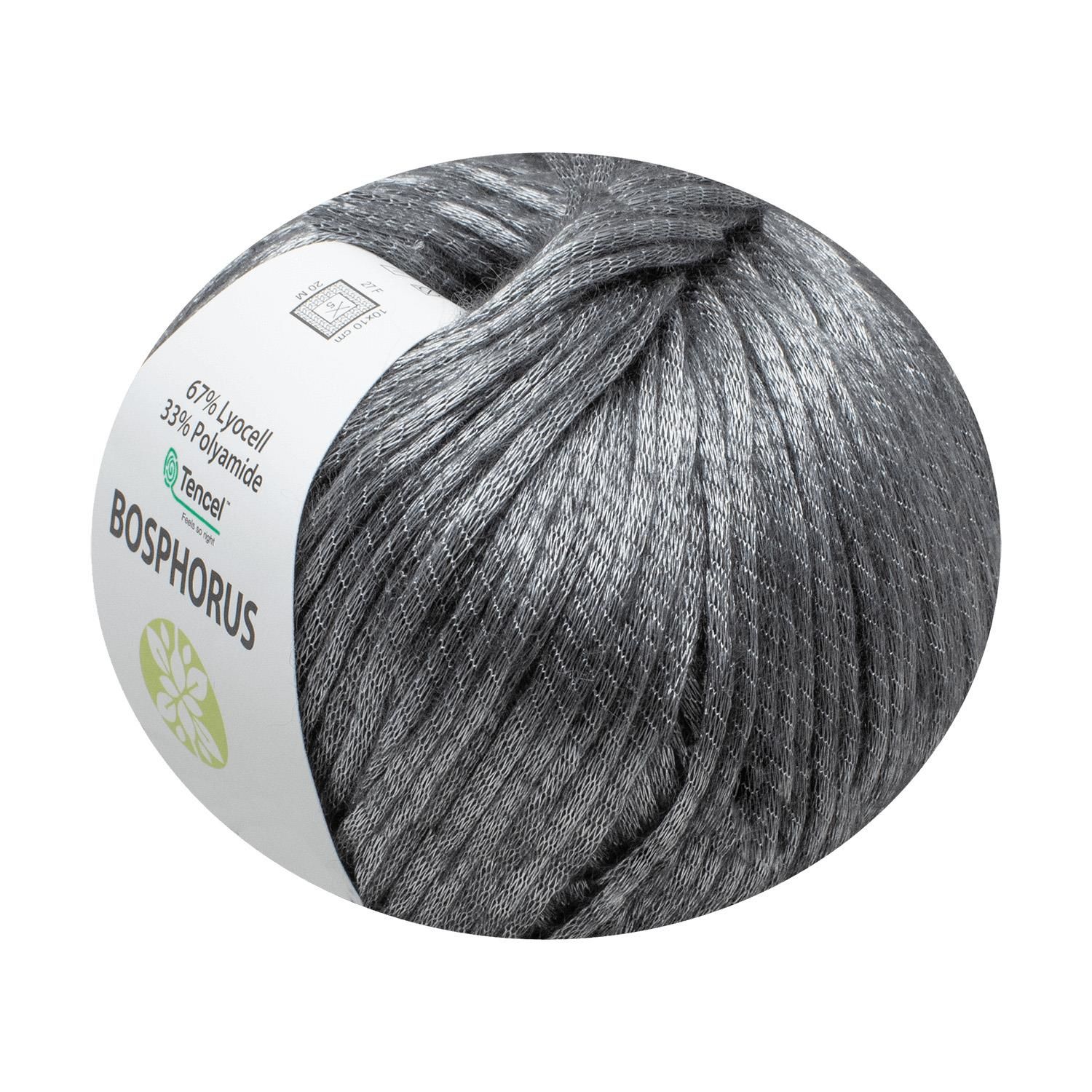 BOSPHORUS SOLID DOĞAL İPEKSİ DOKULU TENCEL® İPLİK - OKALİPTÜS AĞACI ELYAFI 104-GRİ KOYU