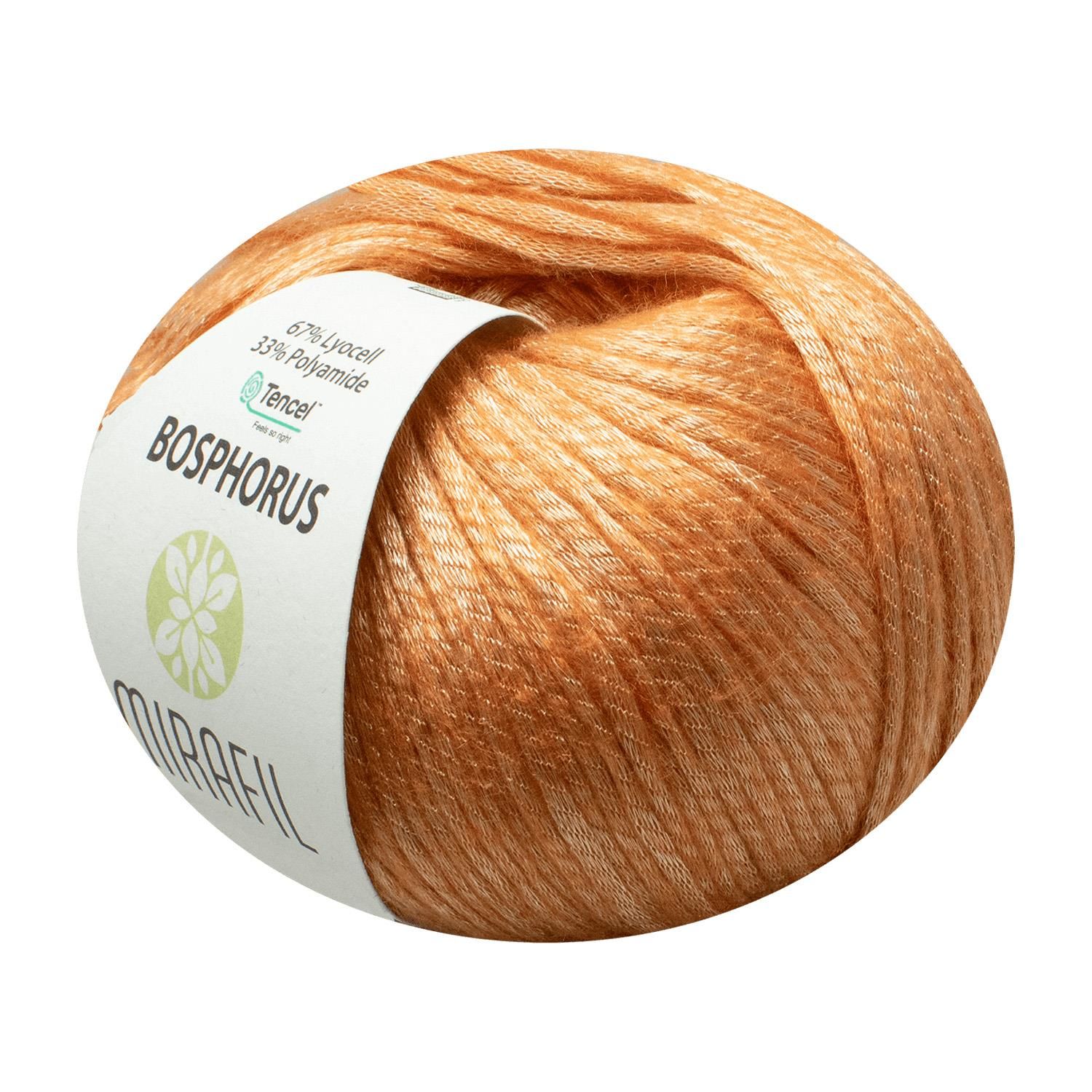 BOSPHORUS SOLID DOĞAL İPEKSİ DOKULU TENCEL® İPLİK - OKALİPTÜS AĞACI ELYAFI 107-KİREMİT