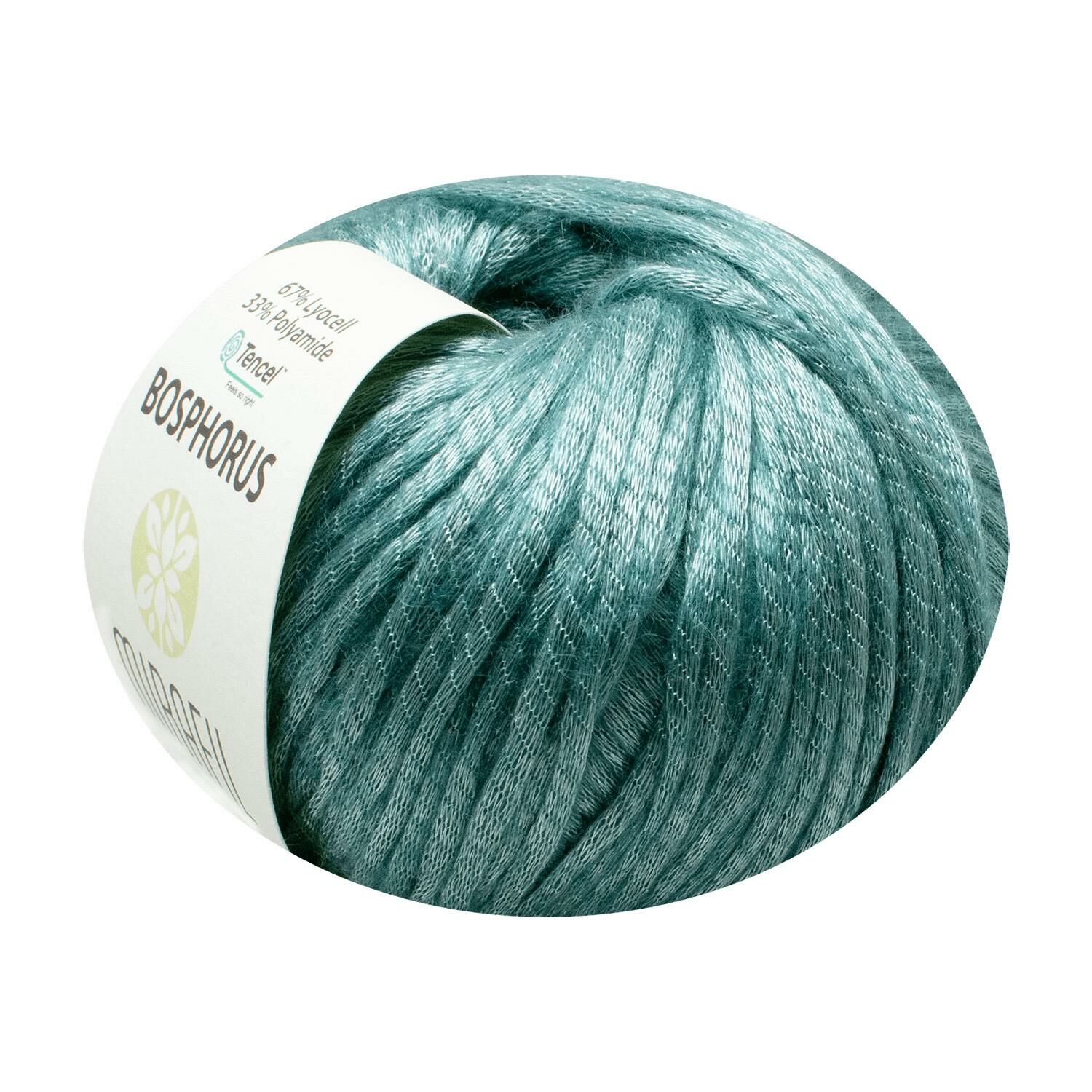 BOSPHORUS SOLID DOĞAL İPEKSİ DOKULU TENCEL® İPLİK - OKALİPTÜS AĞACI ELYAFI 113-YEŞİL KOYU