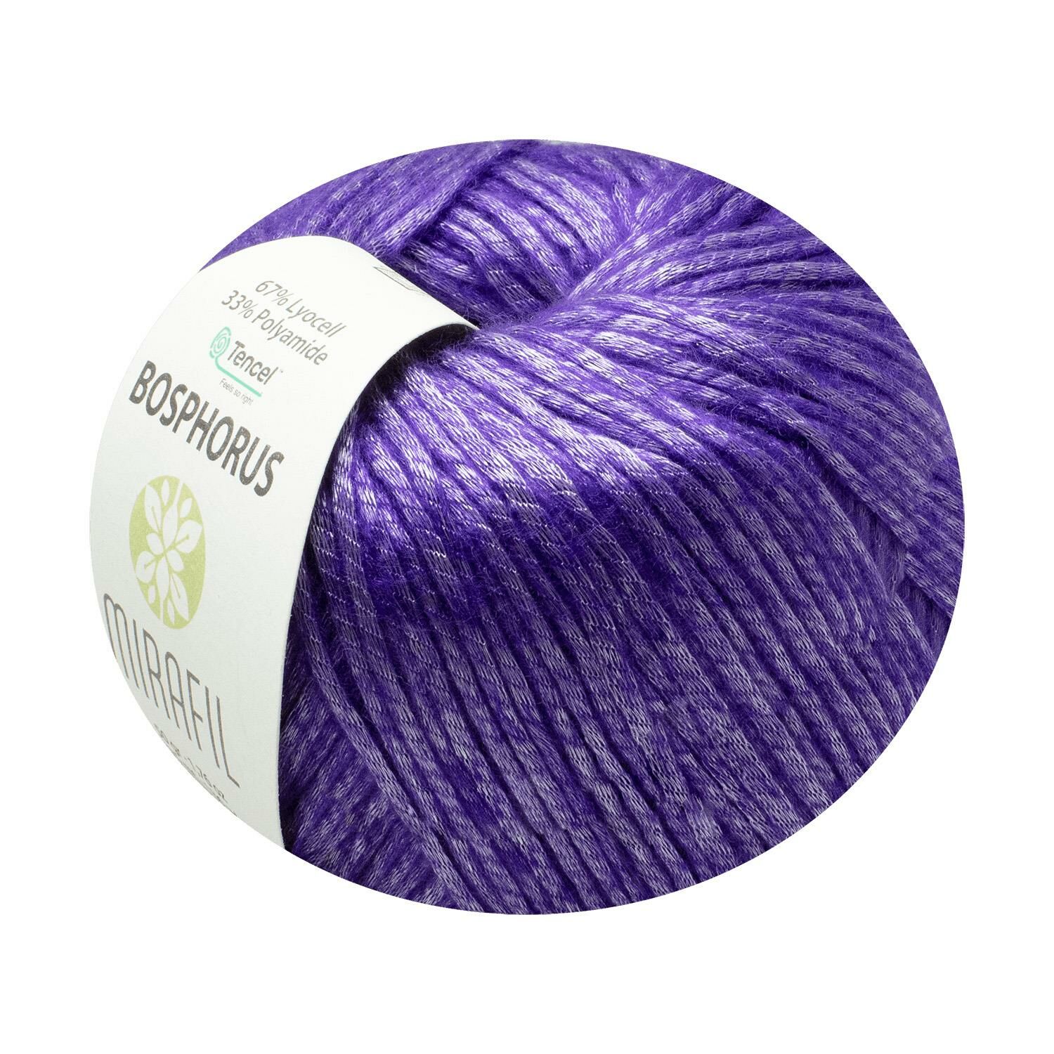 BOSPHORUS SOLID DOĞAL İPEKSİ DOKULU TENCEL® İPLİK - OKALİPTÜS AĞACI ELYAFI 116-MOR