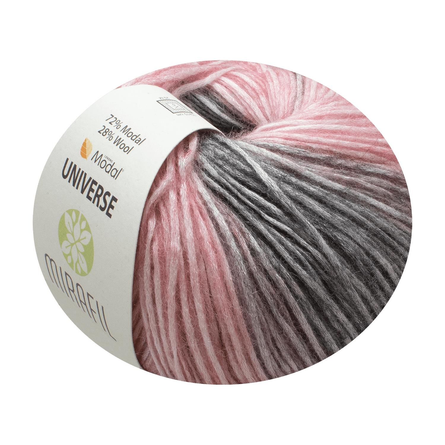 UNIVERSE DOĞAL YÜNLÜ VE MODAL® KARIŞIMLI YUMUŞAK İPLİK 302-PEMBE