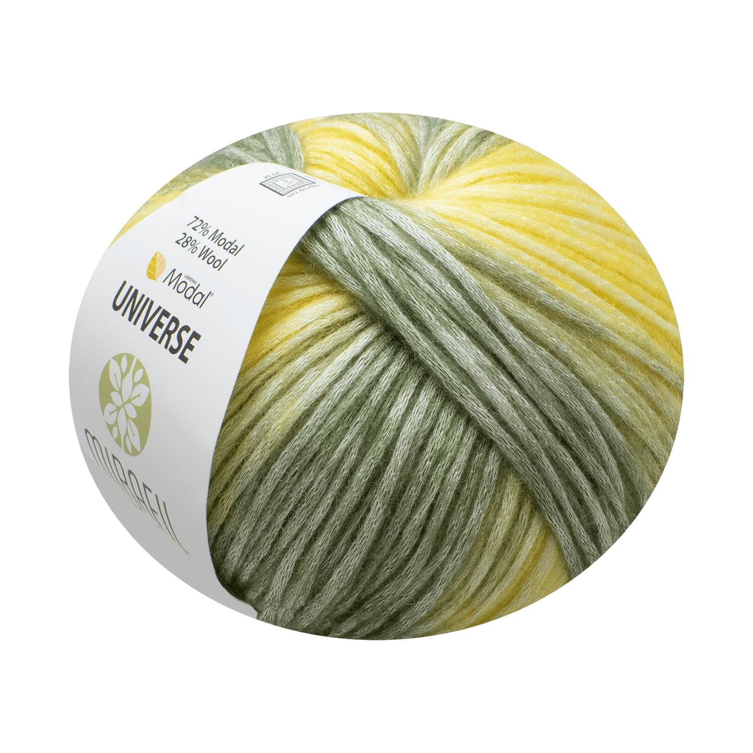 UNIVERSE DOĞAL YÜNLÜ VE MODAL® KARIŞIMLI YUMUŞAK İPLİK 303-SARI