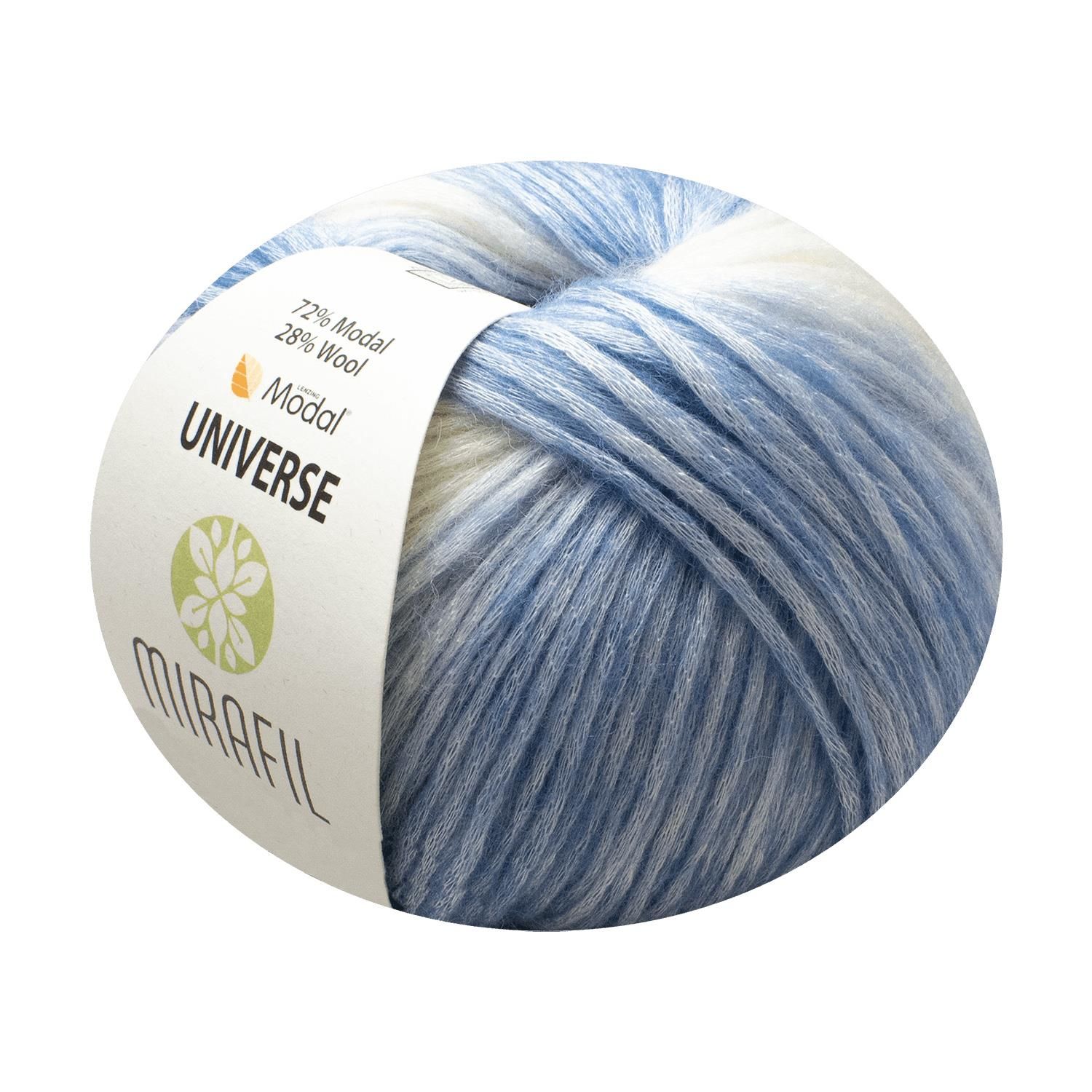 UNIVERSE DOĞAL YÜNLÜ VE MODAL® KARIŞIMLI YUMUŞAK İPLİK 309-MAVİ AÇIK