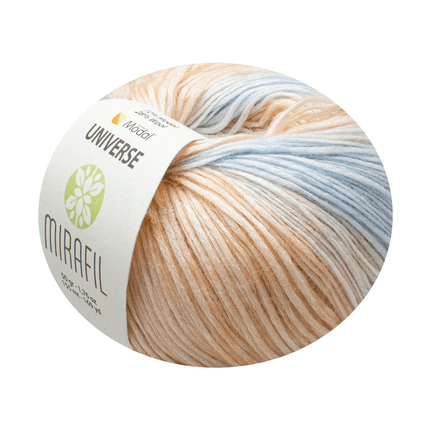 UNIVERSE DOĞAL YÜNLÜ VE MODAL® KARIŞIMLI YUMUŞAK İPLİK 304-TURUNCU