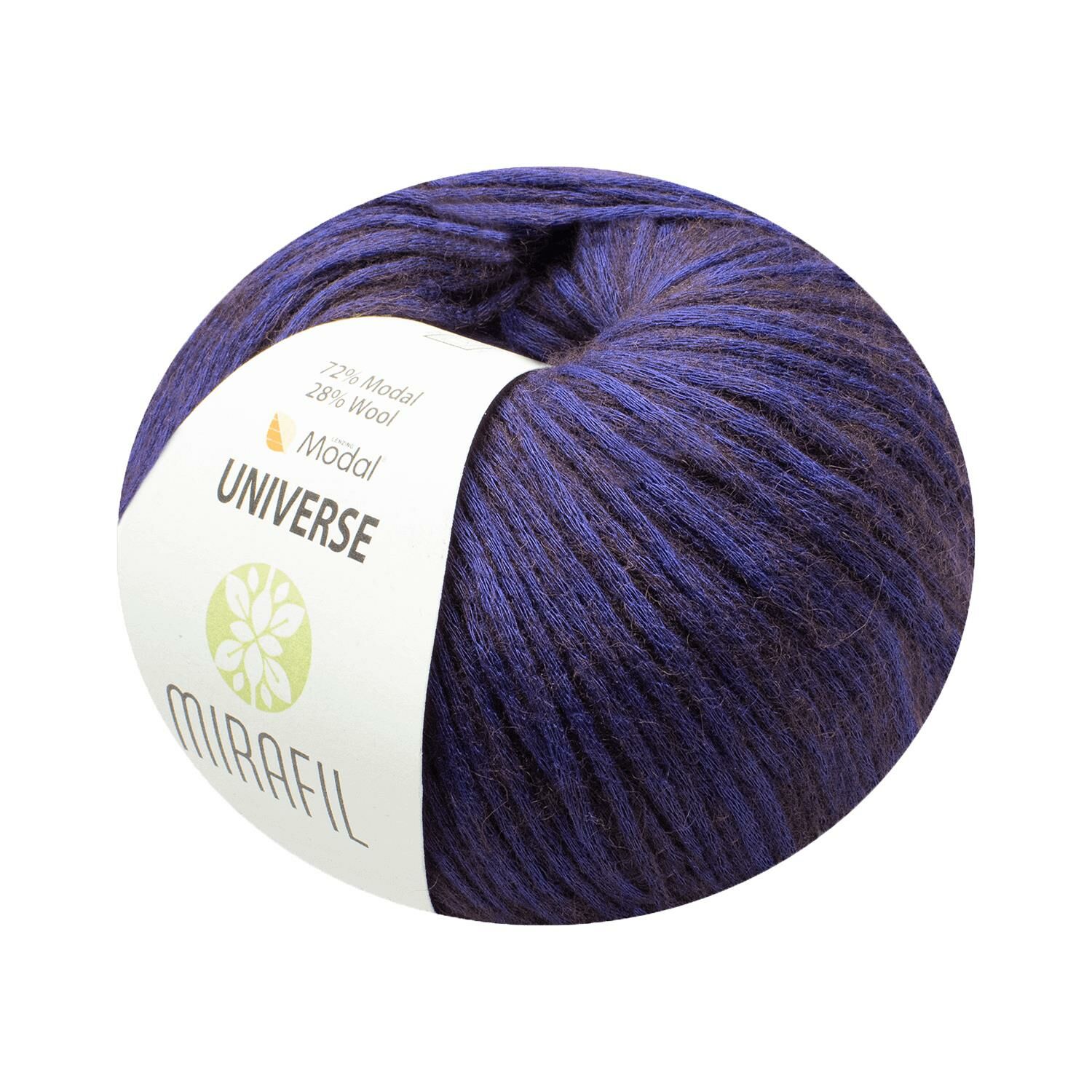 UNIVERSE DOĞAL YÜNLÜ VE MODAL® KARIŞIMLI YUMUŞAK İPLİK 450-KAHVE-LACİVERT