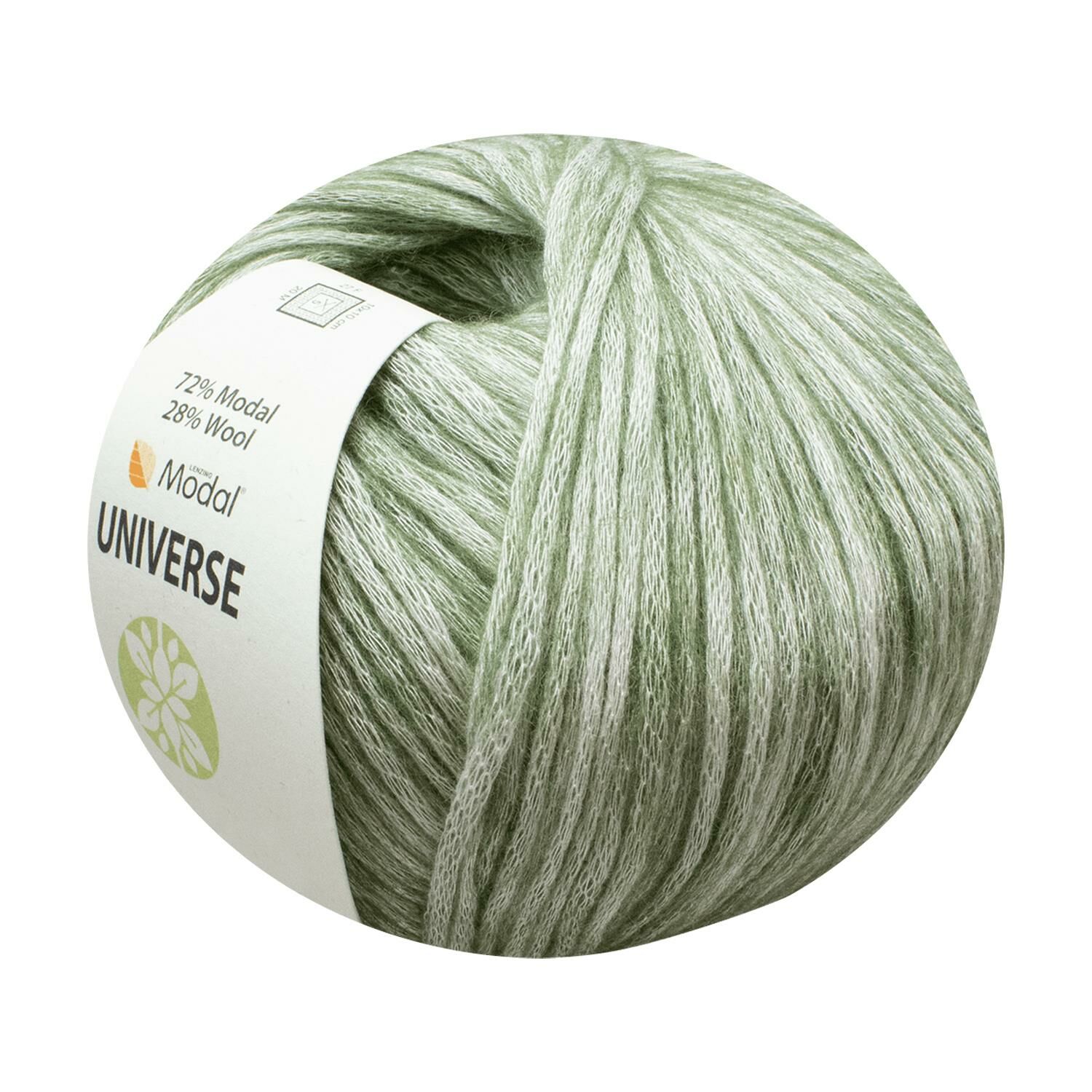 UNIVERSE DOĞAL YÜNLÜ VE MODAL® KARIŞIMLI YUMUŞAK İPLİK 452-HAKİ-EKRU