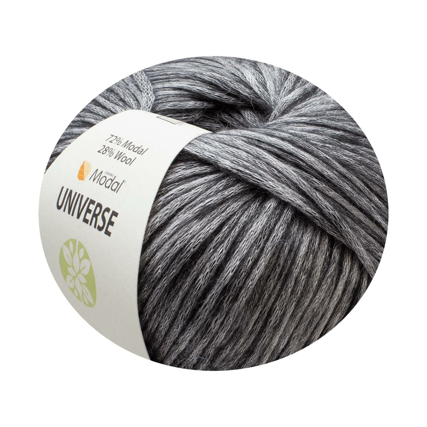 UNIVERSE DOĞAL YÜNLÜ VE MODAL® KARIŞIMLI YUMUŞAK İPLİK 460-SİYAH-EKRU