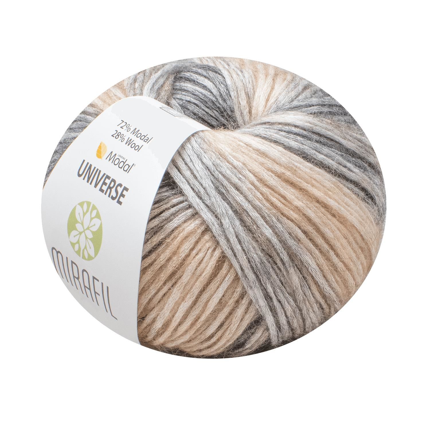 UNIVERSE DOĞAL YÜNLÜ VE MODAL® KARIŞIMLI YUMUŞAK İPLİK 312-KOYU GRİ-CAMEL