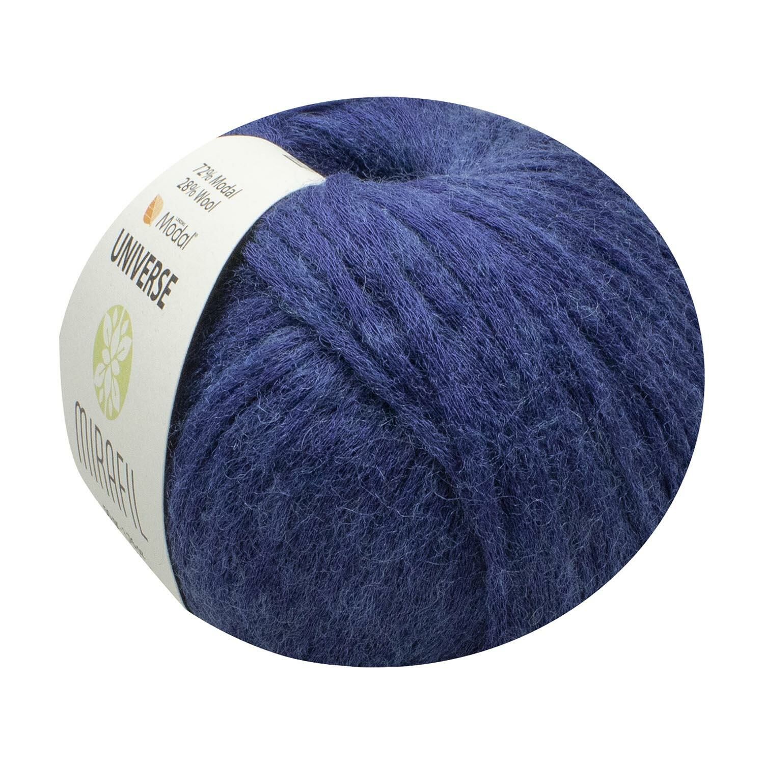 UNIVERSE DOĞAL YÜNLÜ VE MODAL® KARIŞIMLI YUMUŞAK İPLİK 454-PETROL-LACİVERT