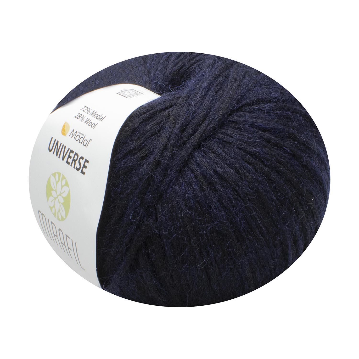 UNIVERSE DOĞAL YÜNLÜ VE MODAL® KARIŞIMLI YUMUŞAK İPLİK 458-LACİVERT-SİYAH
