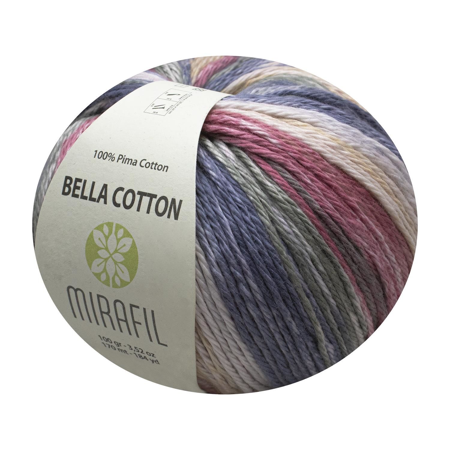 BELLA TURBO COTTON PİMA PAMUKLU SOFT DOĞAL İPLİK 520-MAVİ-YEŞİL-KIRMIZI-SARI