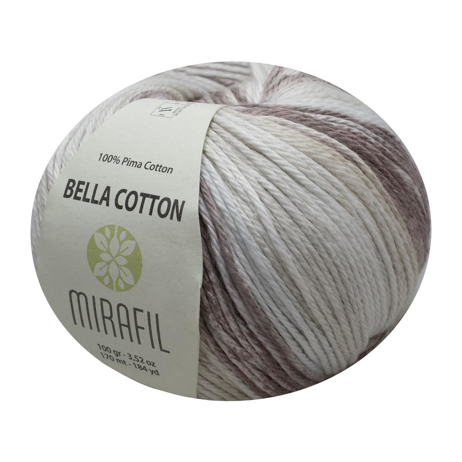 BELLA TURBO COTTON PİMA PAMUKLU SOFT DOĞAL İPLİK 522-AÇIK KAHVERENGİ-KAHVERENGİ-BEJ-BEYAZ