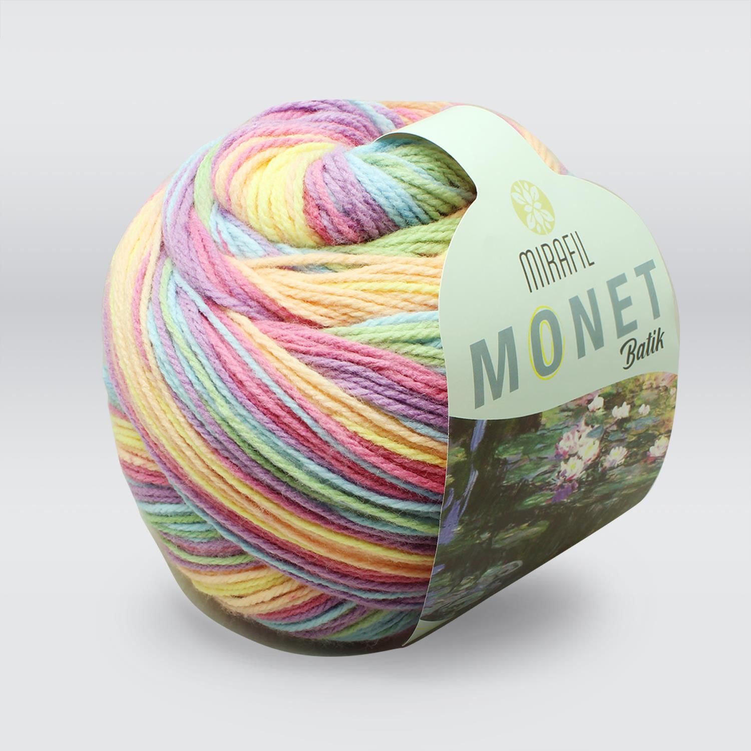 MONET BATIK Multicolor Maxi 150 Gr çok renkli iplik 850- SOMON-SARI-MAVİ