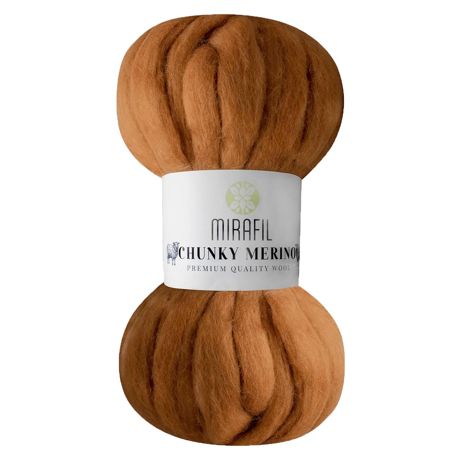 CHUNKY MERINO SAF YÜN SOFT DOĞAL İPLİK 611-HARDAL