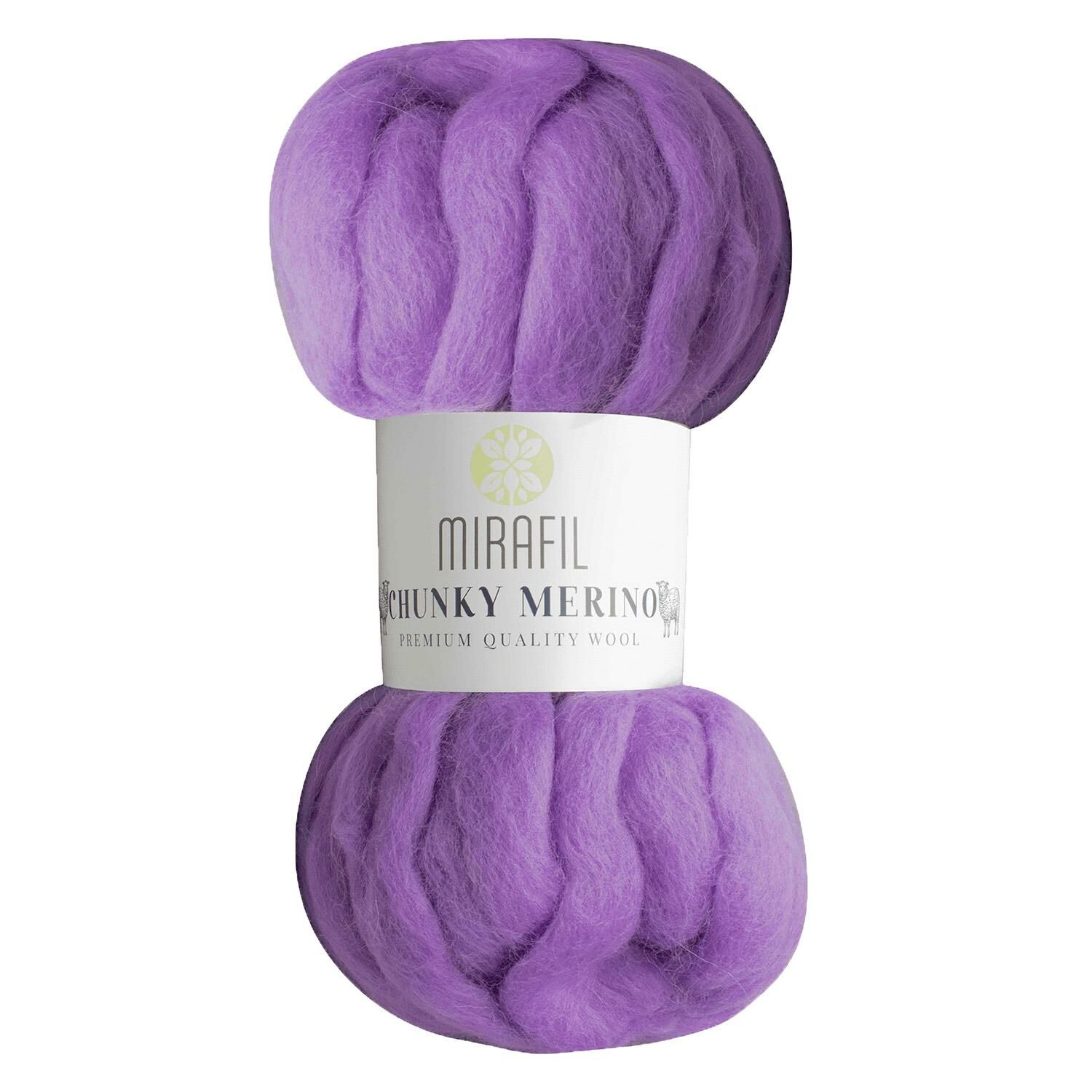 CHUNKY MERINO SAF YÜN SOFT DOĞAL İPLİK 613-ROYAL LİLA