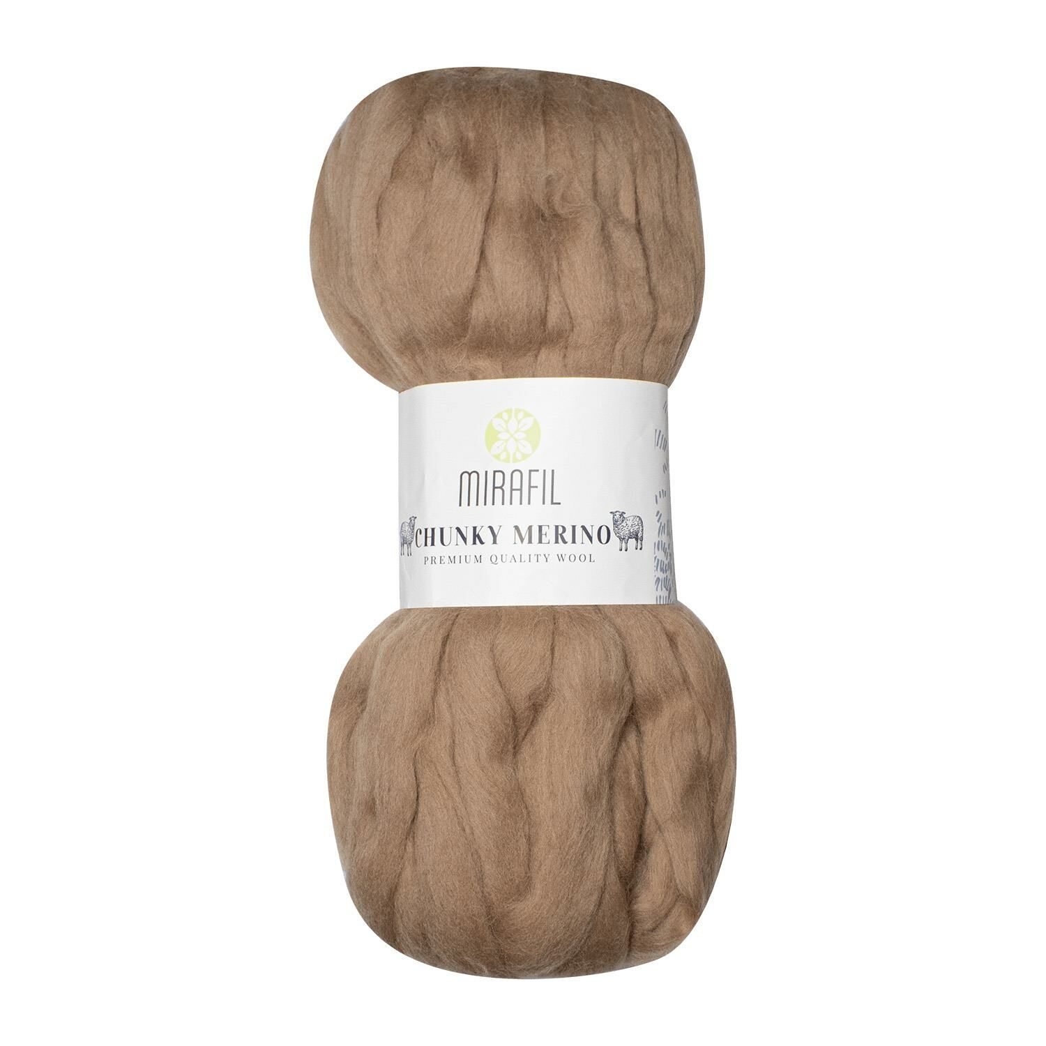 CHUNKY MERINO SAF YÜN SOFT DOĞAL İPLİK 609-CAMEL