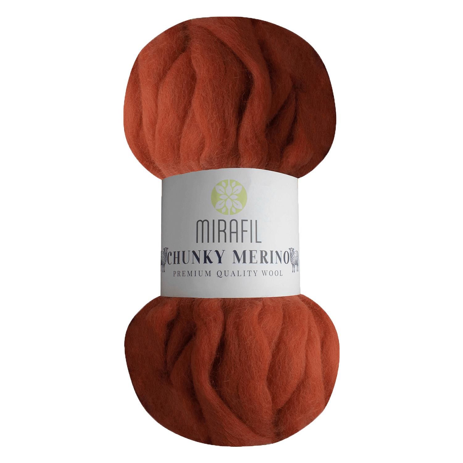 CHUNKY MERINO SAF YÜN SOFT DOĞAL İPLİK 608-MERCAN