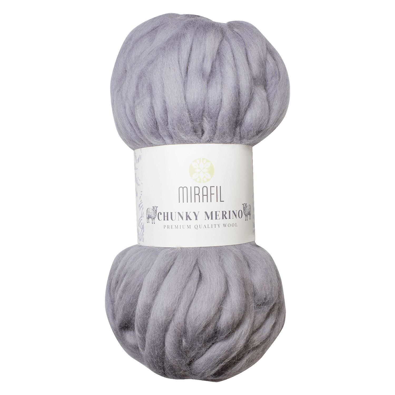 CHUNKY MERINO SAF YÜN SOFT DOĞAL İPLİK 625-FÜME