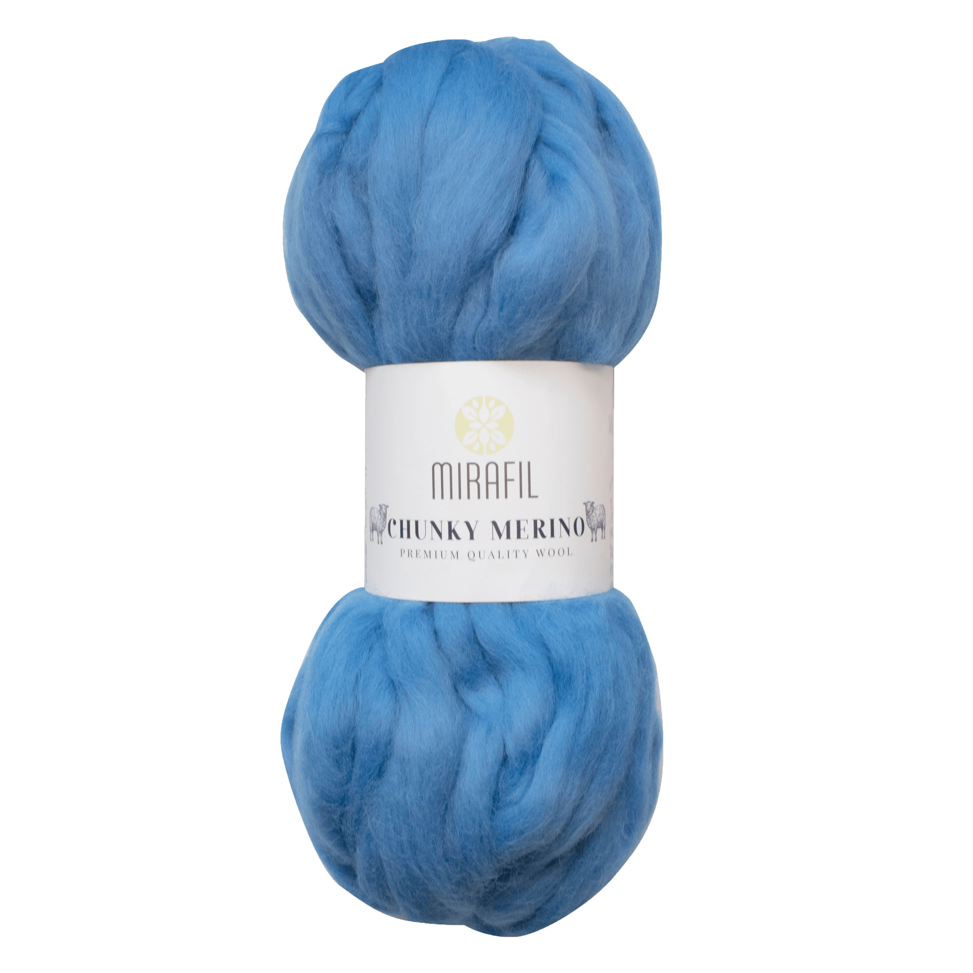 CHUNKY MERINO SAF YÜN SOFT DOĞAL İPLİK 622-GÖK MAVİSİ