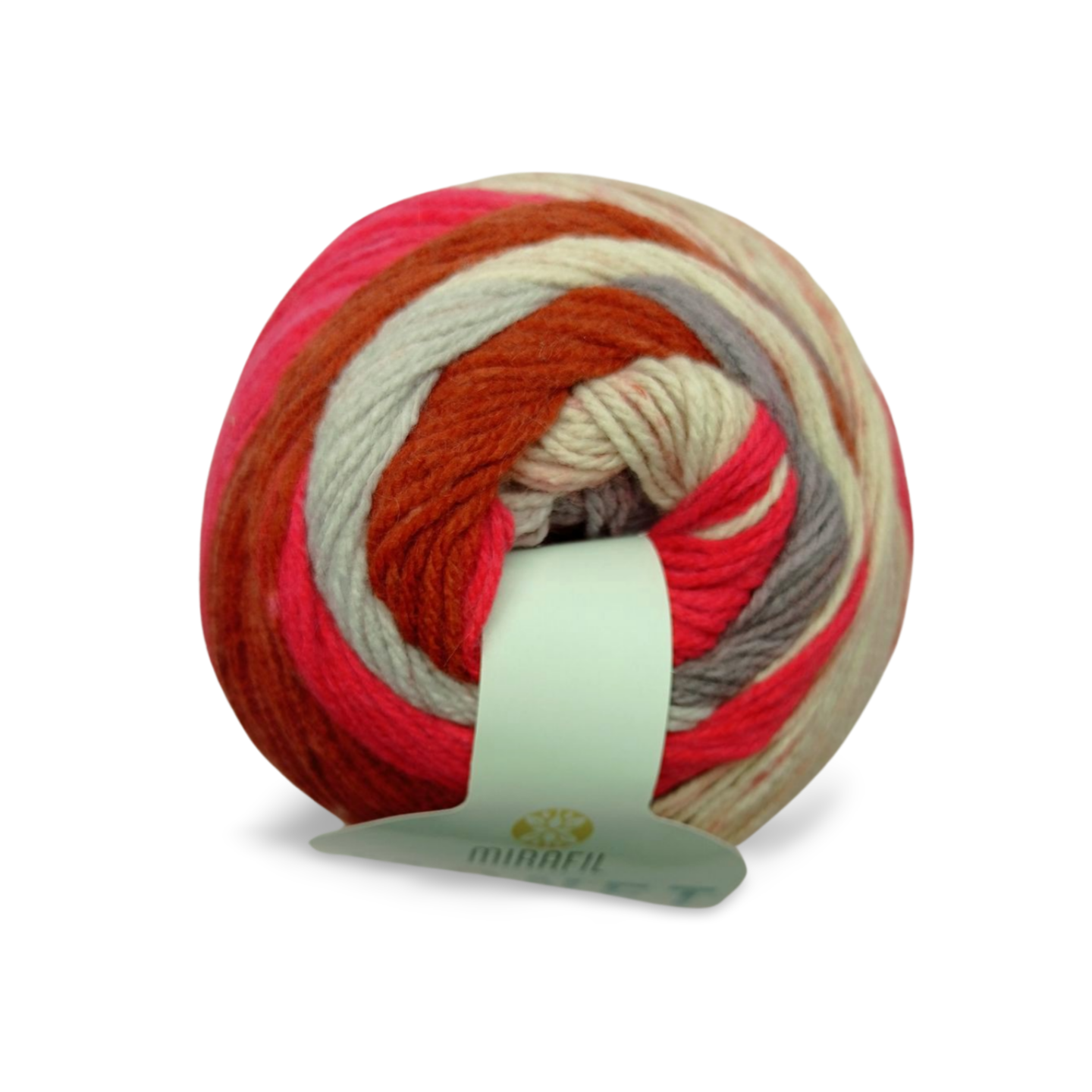 MONET BATIK Multicolor Maxi 150 Gr çok renkli iplik 860-BEJ+MERCAN+BORDO+K.GRİ